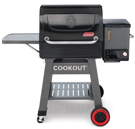 Your Cookout™ Pellet Grill produces a superior thin blue smoke that provides a cleaner, smoke flavor. Often, the smoke is so thin it only appears as heat waves coming off the grill. You will be able to see the smoke rings on your meat and taste the difference. . 