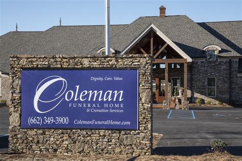 Coleman funeral home in oxford ms. Welcome to Our Funeral Home Serving Oxford, MS and surrounding counties. The loss of a loved one can leave you with a lot of unanswered questions, feelings of stress and anxiety and grief that makes events difficult to handle. The experienced funeral directors at L Hodges Funeral Service will guide you through the aspects of the funeral service ... 