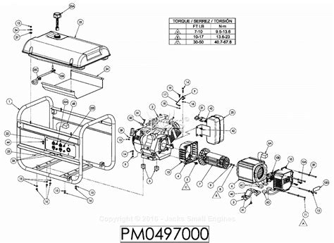 PowerMate Formerly Coleman PM0102500 Generator Parts Exploded View parts lookup by model. Complete exploded views of all the major manufacturers. ... PM0102500 Generator Parts Move JavaScript Disabled - Unable to show Cart. 13. 0063098 . HOUSING BLOWER E175 0. $16.59 Add to Cart. 16A. 0063073 . FRAME UPPER …. 