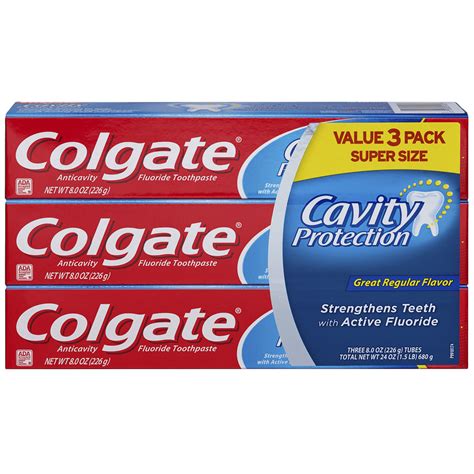 Colgate Cavity Protection Regular Flavor Fluoride …