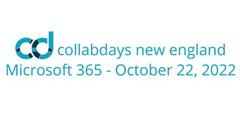 CollabDays New England - Microsoft 365: Call for Speakers