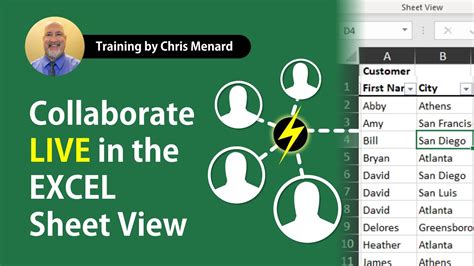 Collaborate LIVE in the Excel Sheet View YouTube