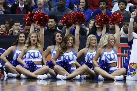 May 12, 2018 · Kansas University cheerleaders were made to strip naked during a 'humiliating' initiation ritual (file photo) Credit: Getty - Contributor One victim was so traumatised she left the university ... 