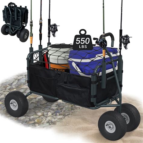 Collapsible Fishing Cart, The Drifter Marine standard pier cart is a  durable and reliable cart designed for easy transportation of fishing gear  and equipment.