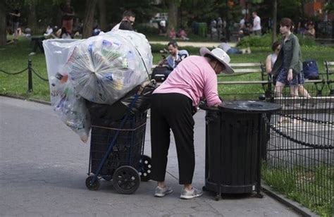 Collecting cans to survive: a