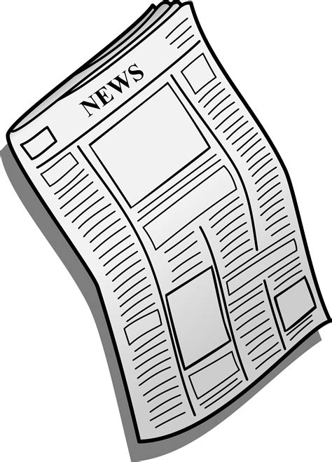 Collection of Newspaper Cliparts (52) - Clipart Library