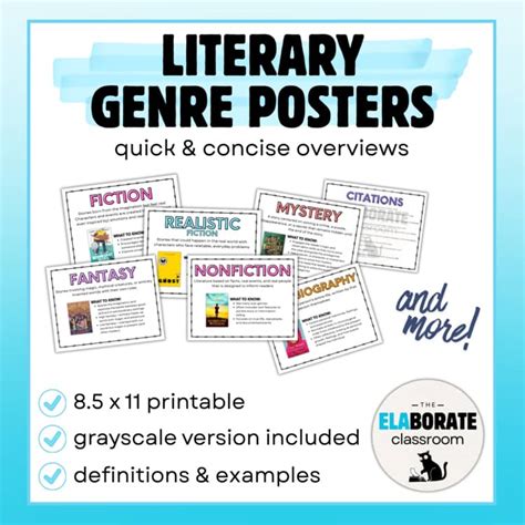 Collections Genre Posters : Literacy Program