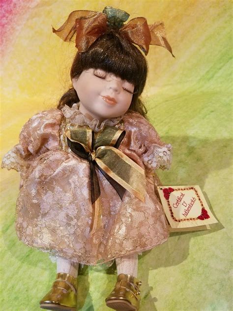 Collectors Choice Limited Edition by Donnatella DeRoma Porcelain Doll. $12.00 New. Collectors Choice Fine Bisque Porcelain Doll RARE Walmart W/ COA C5. $10.00 New. $4.99 Used. Collectors Choice Limited Edition Porcelain 12” Doll. $25.00 New. $19.00 Used. Victorian Rose Collection 1997 Genuine Porcelaine Doll ( 1 of 5000 Limited ) . 
