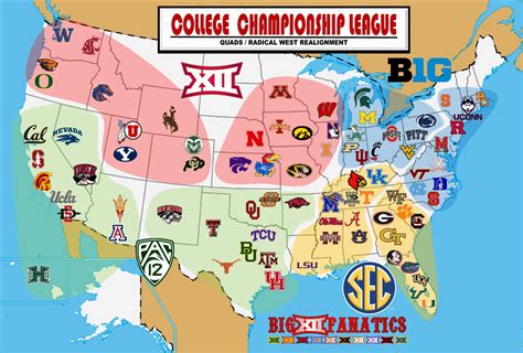 College Football Conferences WarrenNolan.com