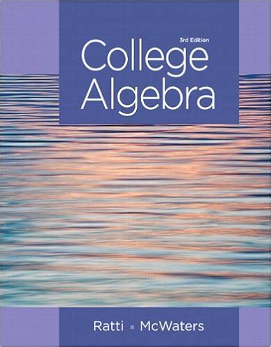 College algebra solution manual ratti second edition. - Exploración clínica de los animales domésticos.