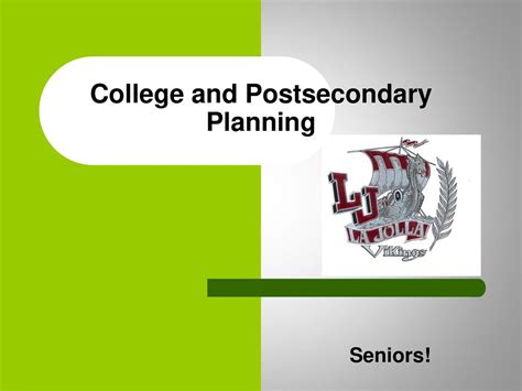 College and Post-secondary planning - Facebook