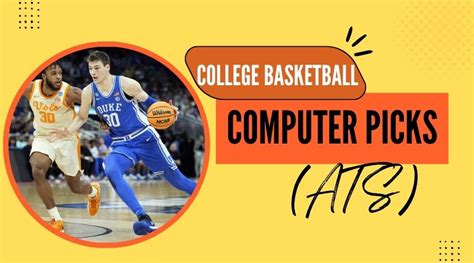 College basketball computer picks. When wagering on college basketball we cover everything under the sun such as: scores, standings, stats, game logs, betting trends, power rankings, team reports, database, odds, futures, consensus picks, and computer picks. 