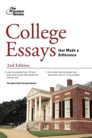 College essays that made a difference 2nd edition college admissions guides. - Die venenleiden / hämorrhoiden, krampfadern und venenentzündungen.