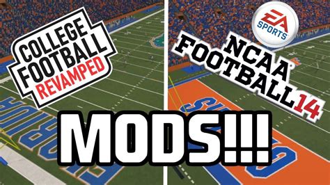College Football Revamped v21 Update Follow us for important updates and information Known Mod Issues: College Football Revamped - Installation Guide - Each release includes ALL prior versions. Simply install the latest version to enjoy all of our latest mods!