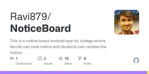 College notice board android app source code github.  This is a notice board andr...
