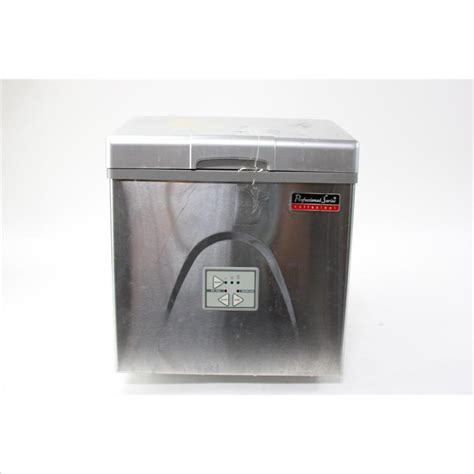 Collezioni professional series ice maker. To troubleshoot a portable ice maker, ensure the power is connected and check the water supply and the ice level. Additionally, remove scale and verify that coolant is not leaking.... 