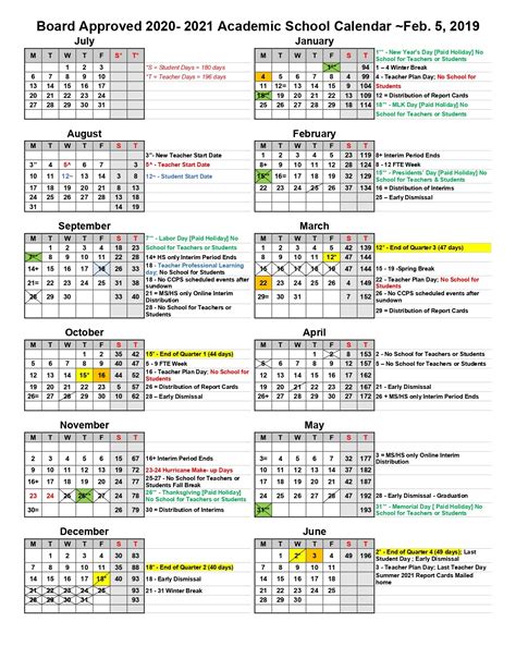Collier County Calendar 22 23