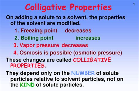 Colligative Properties of Solutions Introductory Chemistry – 1st ...