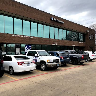 If your property is located in Collin County : Dallas County Tax Office Address 6820 LBJ Freeway Dallas, TX 75240 214-653-7811 : Collin County Tax Office Address 900 E. Park Blvd, Ste 100 Plano, TX 75074 972-881-3014 : City Hall Services are currently located at: Municipal Court Building. 