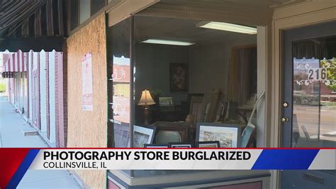 Collinsville, Illinois photography store burglarized over weekend