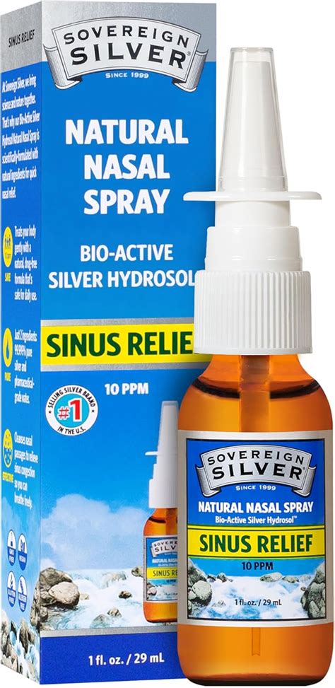 Colloidal silver nasal spray.  I just started using Colloidal Silver, Dr.  EFFE...