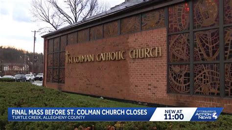 Colman catholic church.  Colman Catholic Church held its final Mass, mar...