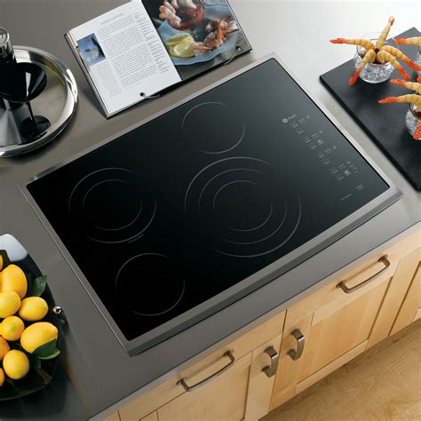 Electric Cooktop 30 Inch Ceramic Stove 4 Burners Built-In Stove Top  Electric Hot Plate Satin Glass Cooktop In Black, Control By  Knob/Timer/Child Safety Lock/9 Power Levelsr/220-240V 6700W