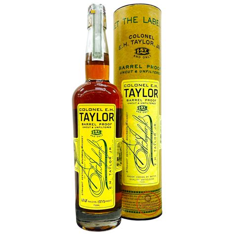 Colonel E.H. Taylor Uncut & Unfiltered Barrel Proof Bourbon 130.3 …