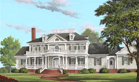 Colonial Southern House Plan 61601