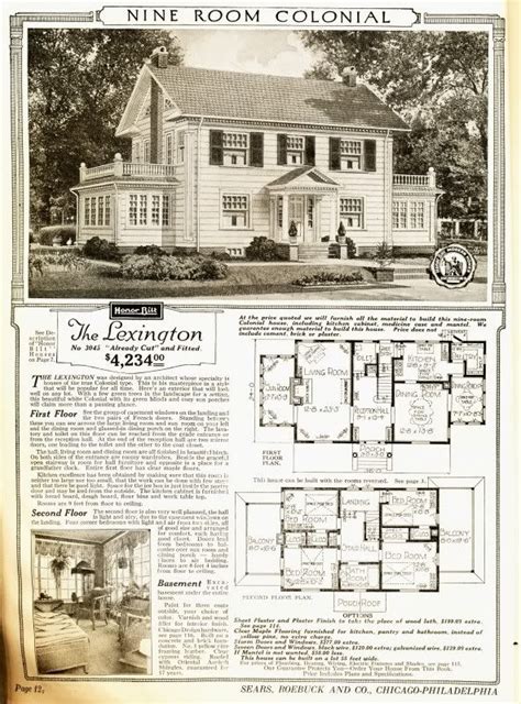 Colonial kit homes.  Sears Houses In the U.  The Colonial offers a symmetrical ro...