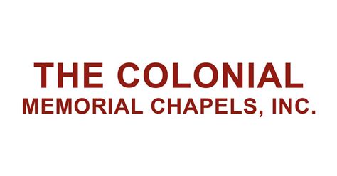 Colonial memorial chapels.  Obituaries from Colonial Memorial Chapels Inc...