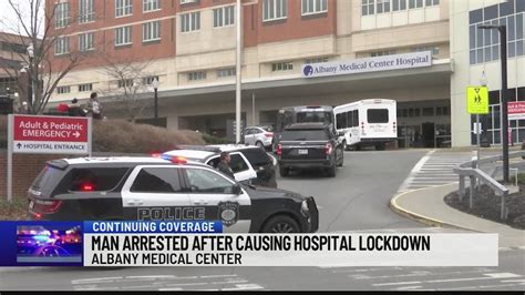 Colonie man charged in Albany Med lockdown