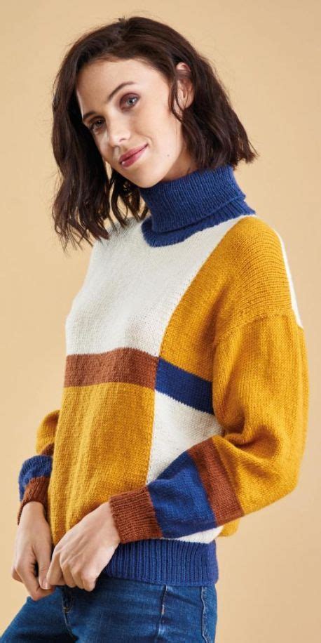 Color Block Knit Sweater