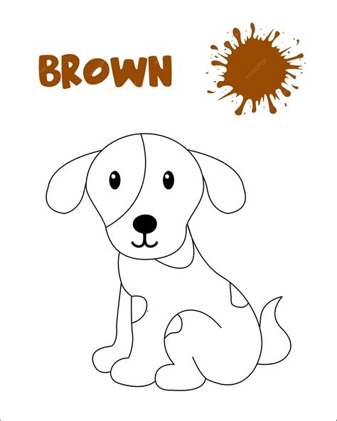 Color Brown Coloring Shee