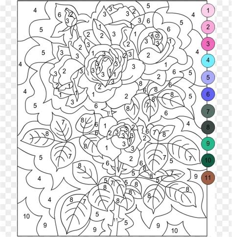 Color By Number Adult Coloring Pages Coloring Home