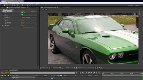 Color Changing Car After Effects Tutorial After effect tutorial