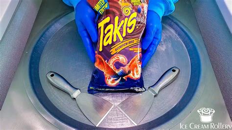 Color Changing Takis Ice Cream Rolls Satisfying Asmr Scorpion …