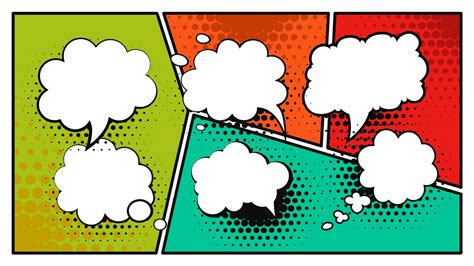 Color Comic Book Toolkit for PowerPoint SlideModel