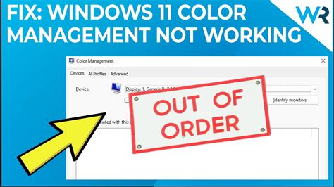 Color Management not working in Windows 11/10 - The Windows …