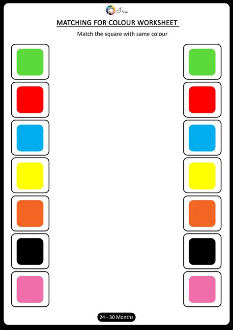 Color Matching Printables NBKomputer