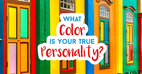 Color Personality Test Color Personality Test That Will Reveal Your