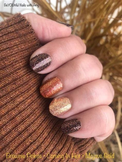 100 Best Valentine's Day Nails : Rose Gold Glitter Nails 1 - Fab Mood