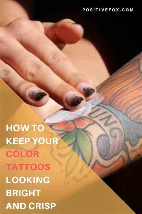 Color Tattoos How to keep your Color Tattoos looking really Bright
