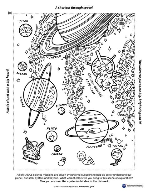 Color Your Universe NASA Solar System Exploration