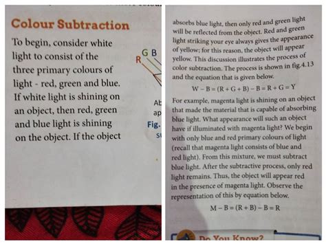 Color addition and subtraction answer key.  Absorbs Bl ue Appears Absorbs Green Appears Absorb...
