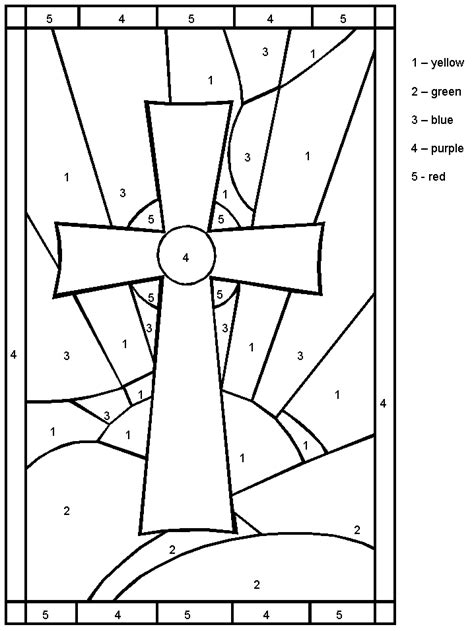 Color by Number Christian Coloring Sheets Best Of Coloring Pages Free Printable S… in 2020
