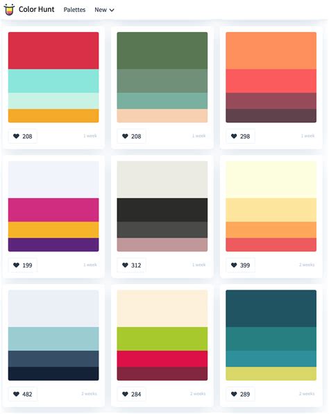 Color hunt popular.  Explore thousands of beautiful color palettes crea...