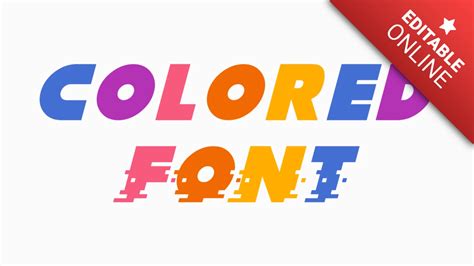 Color text generator.  Download this free 3D print file designed by ccrc...