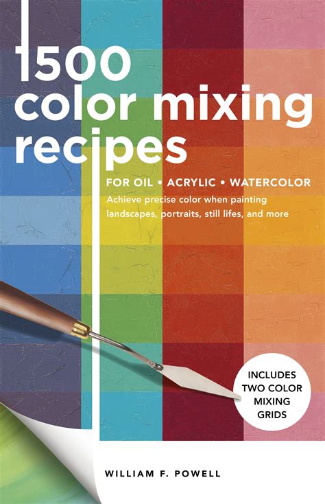 Read Online Color Mixing Recipes For Oil  Acrylic Mixing Recipes For More Than 450 Color Combinations By William F Powell