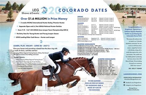 Colorado – LEG Shows & Events - LangerShows